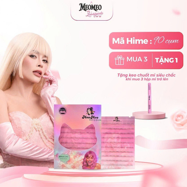 Mi Sẵn Keo MeoMeo Lashesbytyniosaka - Hime