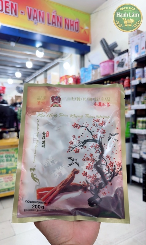 Kẹo sâm không đường Hàn Quốc 200g