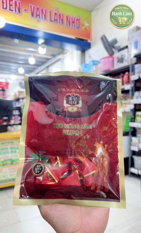 Kẹo hồng sâm đỏ Hàn Quốc 200g