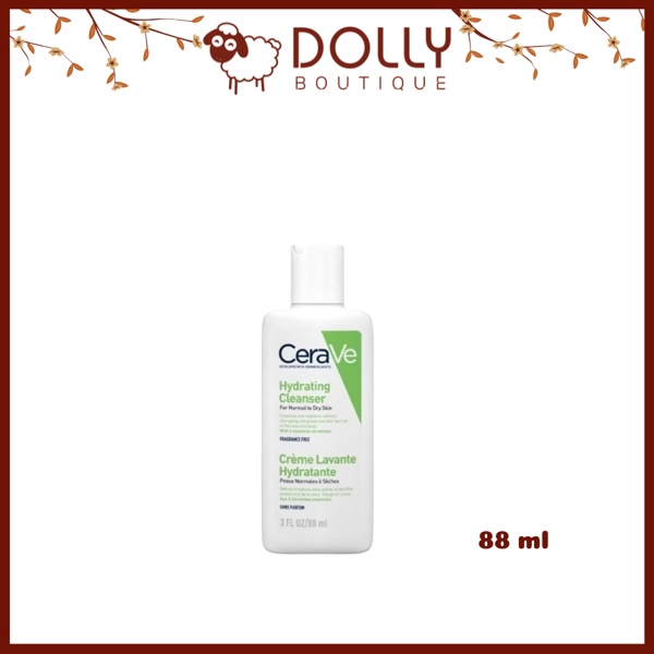 Sữa Rửa Mặt Dành Cho Da Khô CeraVe Hydrating Cleanser 88ml