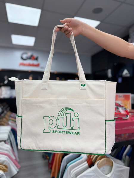 Giền Pickleball - Túi Tote PILI Form Ngang Chất Liệu Canvas