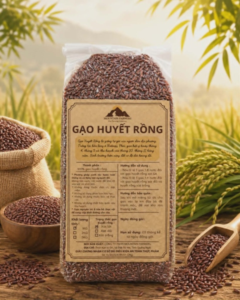 Gạo Lứt/ Gạo Huyết Rồng 1kg