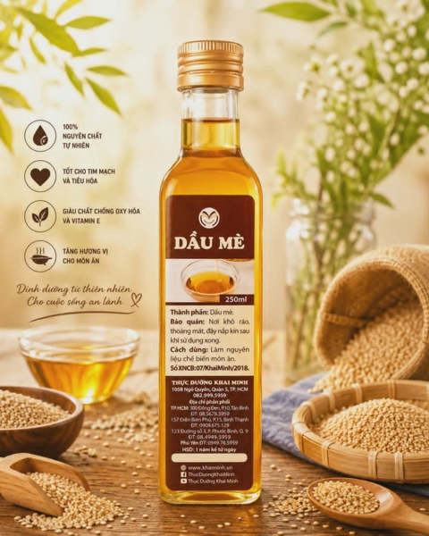 Dầu mè nguyên chất ( chai 250ml )