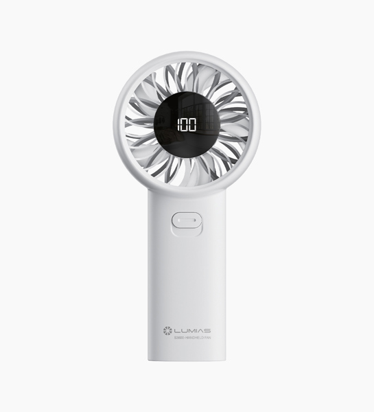 Quạt cầm tay Lumias S3600 - 3600mAh, 5 cấp độ gió - Màn hình LED hiển thị cấp độ gió (260620J9S2BBYE)