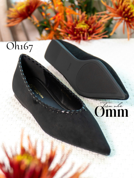 OH167 Giày bệt da lộn DS
