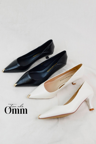 OH011 Hàng đặt trước Giày cao gót đính mũi DSQC