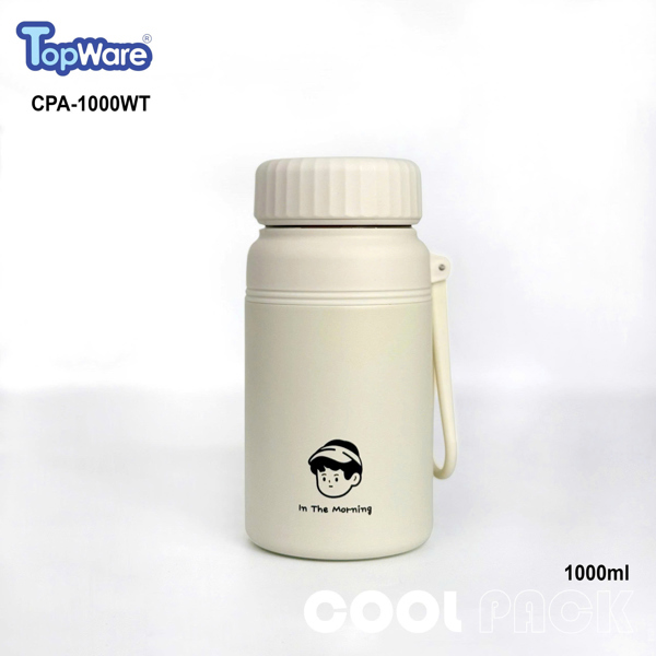 BÌNH NƯỚC TOPWARE COOL PACK (CPA-1000WT - màu Trắng)
