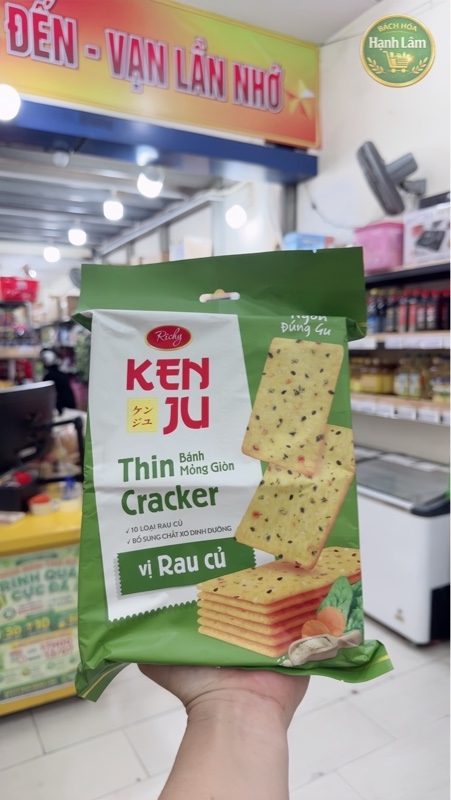 Túi bánh quy giòn Kenju 192g ( vị rau củ )