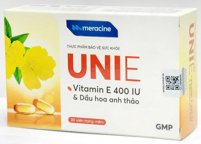 Viên uống UniE, hỗ trợ làm chậm quá trình lão hóa và hỗ trợ làm sáng da