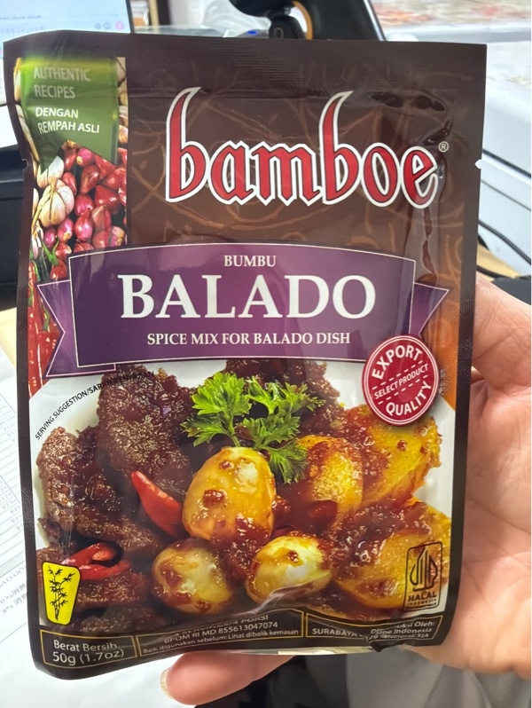 Bamboe bumbu balado