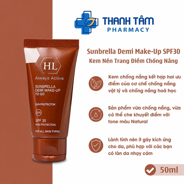 Kem chống nắng thế hệ mới Sunbrella Demi Make Up SPF 50+