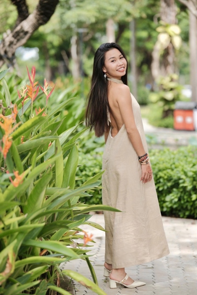Đầm Sand - 100% linen