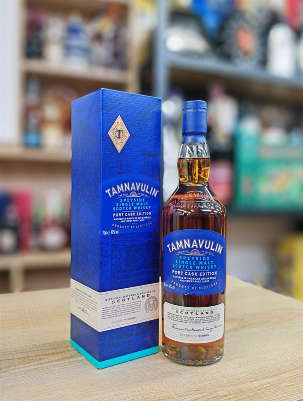 Rượu Tamnavulin Port Cask 70cl 40% màu xanh