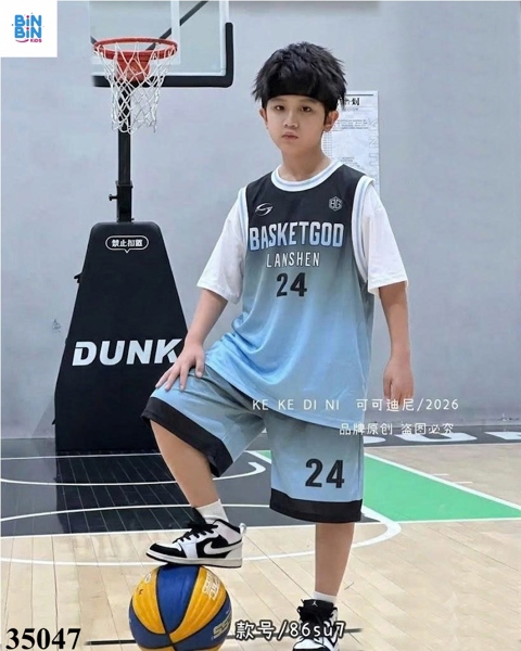 35047-Set Bộ TH Basket 24 Xanh
