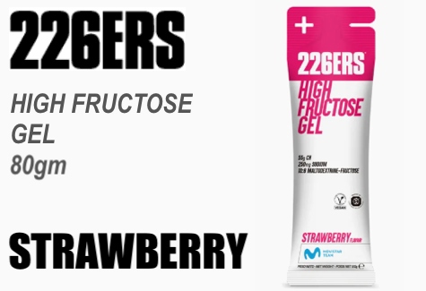 226ers NUTRITION, HIGH FRUCTOSE GEL, 80gm, STRAWBERRY