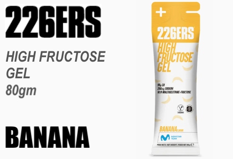 226ers NUTRITION, HIGH FRUCTOSE GEL, 80gm, BANANA