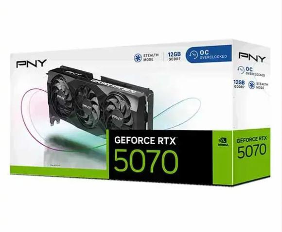 Card màn hình PNY RTX 5070 12G OC GDDR7 TRIPLE FAN