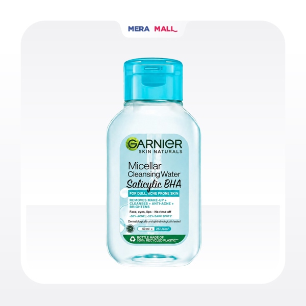 [ Hàng Công Ty ] Nước Tẩy Trang Garnier Salicylic BHA “Mini” #50ml
