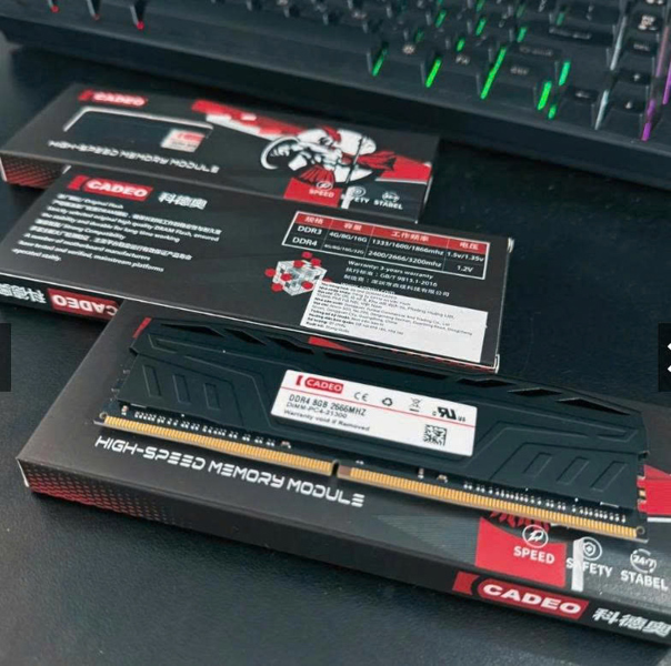 DDRam 4-8GB/3200 có tản CADEO (2Y)