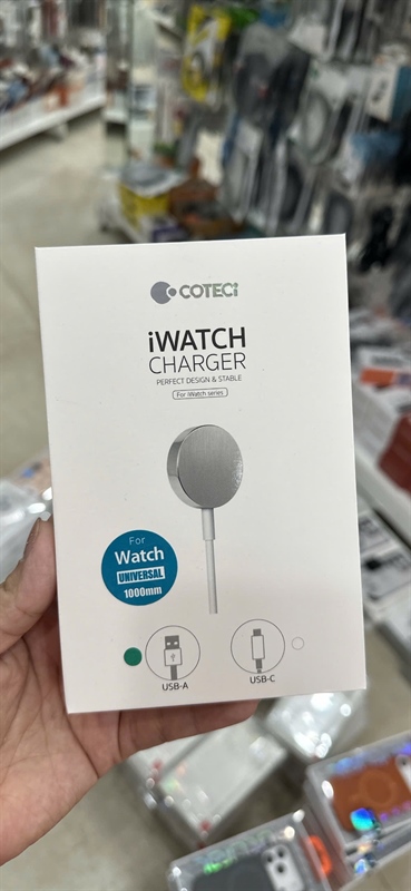 Cáp sạc COTEETCI APPLE WATCH 1m