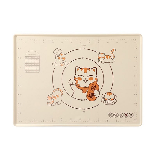 Thảm nhào bột Mèo trắng 40x50