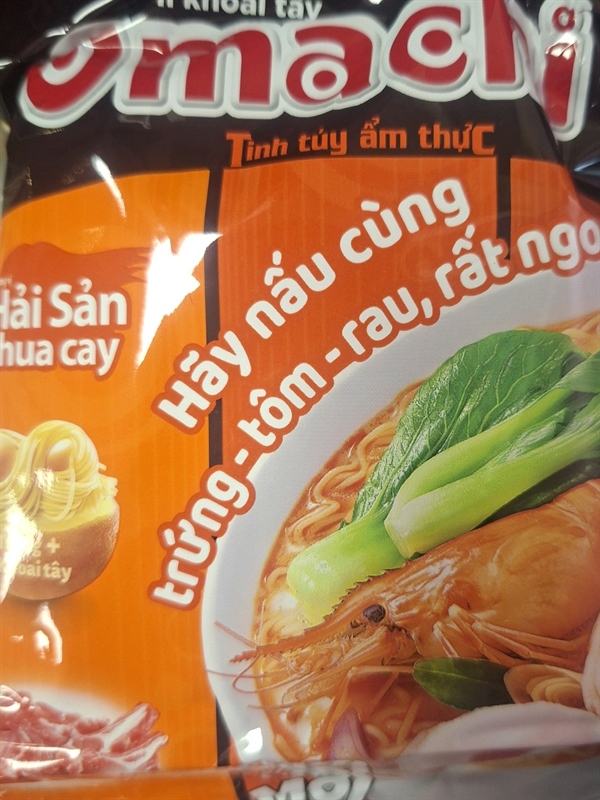 Omachi hải sản chua cay gói 80g