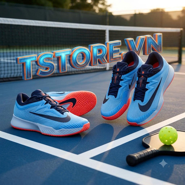 Giày Pickleball / Tennis Nike Vapor Pro 3 'University Blue' FZ2161 403 - Màu Xanh Đỏ