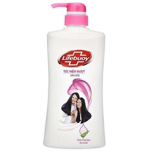 Dầu gội Lifebuoy dưỡng tóc mềm mượt & kháng khuẩn 640g/8 chai
