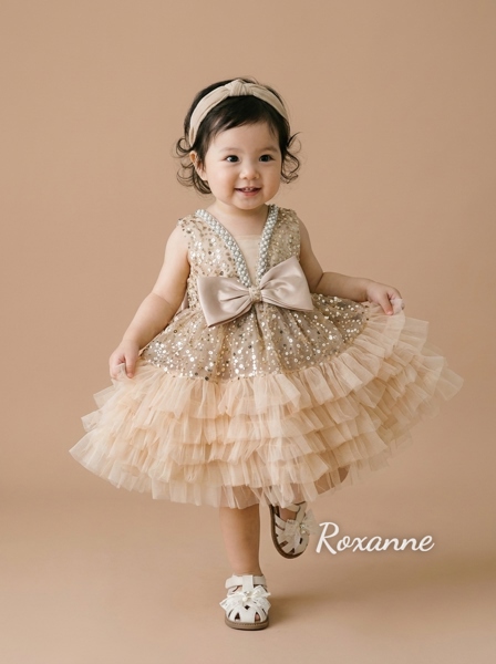 Váy công chúa hoàng kim Roxanne 3165