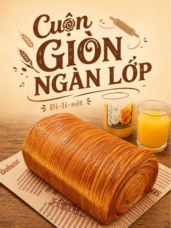 Cuộn giòn ngàn lớp