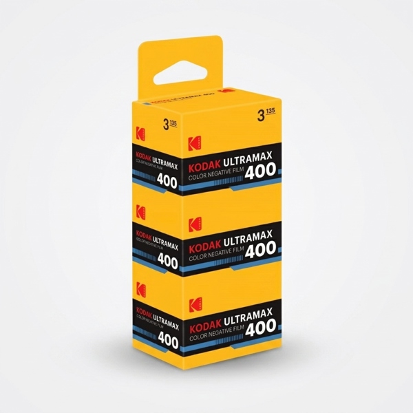 Phim âm bản màu dạng cuộn Eastman Kodak Ultramax 400 135-36, 3-pack