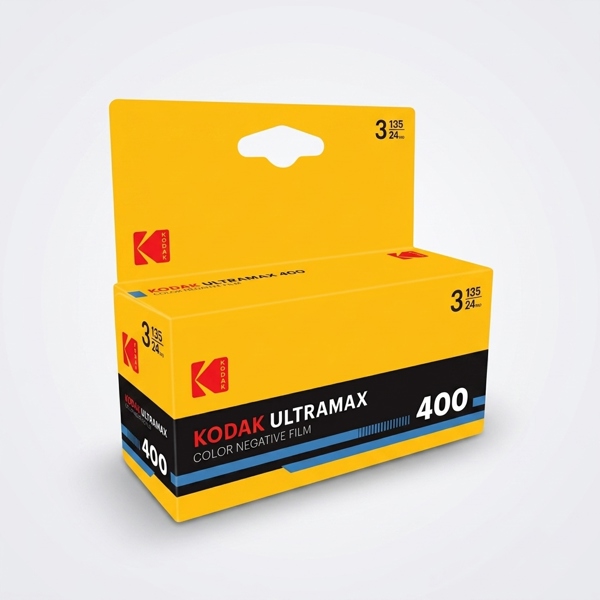 Phim âm bản màu dạng cuộn Eastman Kodak Ultramax 400 135-24, 3-pack