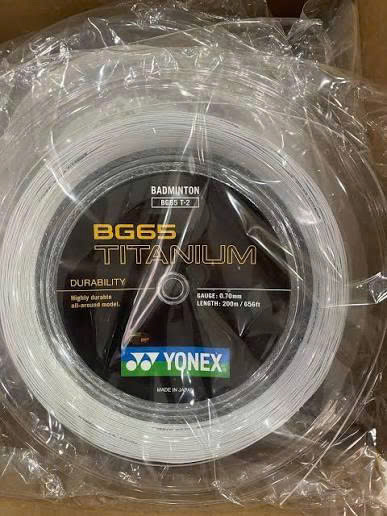Cước Yonex BG65 Titanium (Trắng)