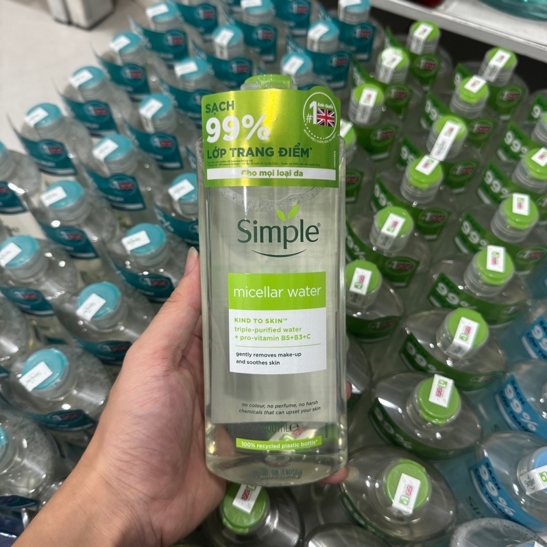 [Hàng Công Ty] SIMPLE Nước Tẩy Trang Micellar Water - 400ml