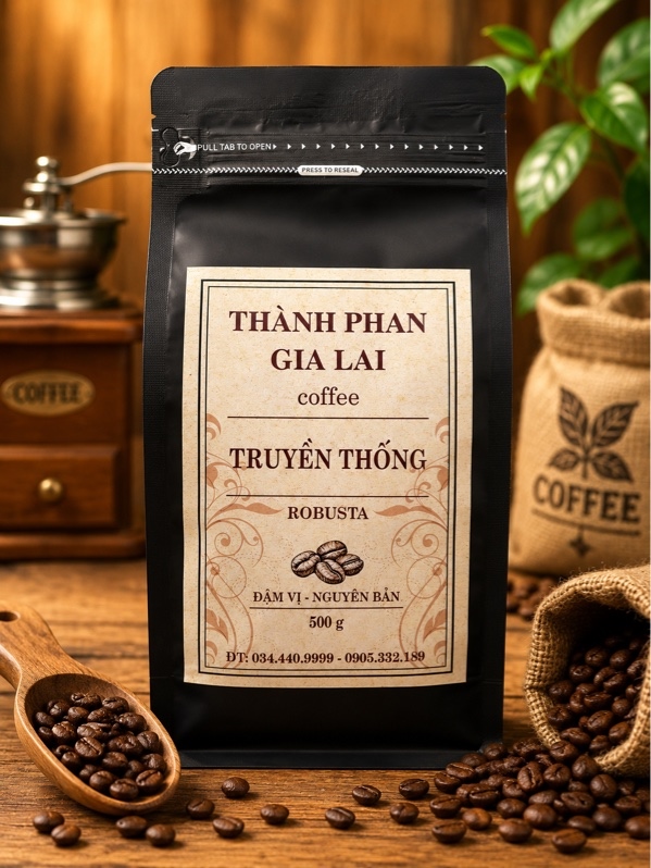 Cà Phê Hạt Nguyên Chất 500g