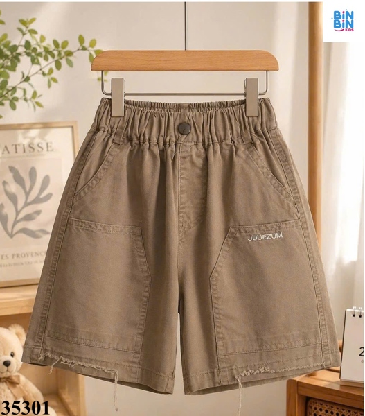35301-Quần short kaki nâu