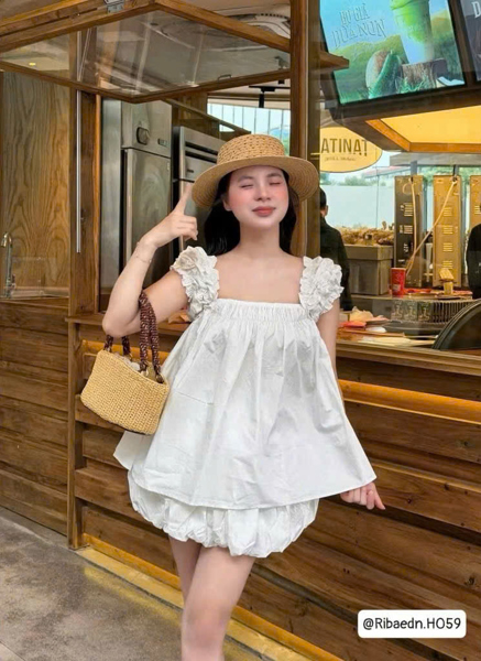 [ MSN13] SET QUẦN BÍ VẢI GIÓ NHĂN