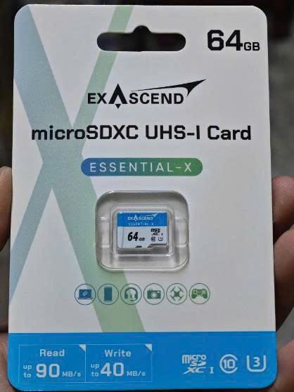 Thẻ nhớ 64GB EXASCEND ES064GTFU3MP (1Y)