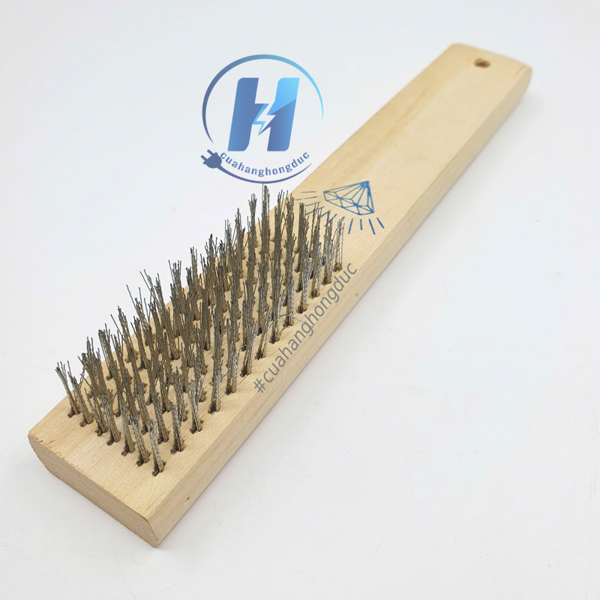 Bàn chải sắt 7 hàng có cán