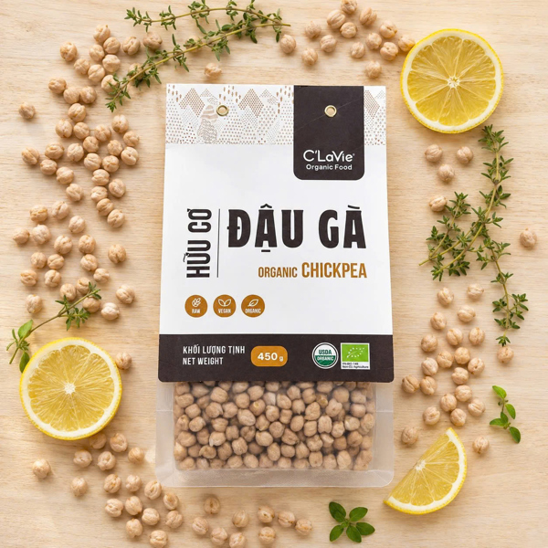 Đậu gà hữu cơ C'LaVie 450g