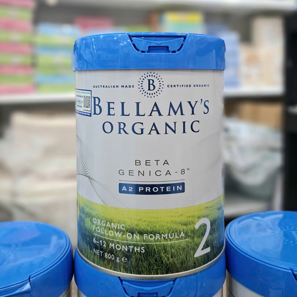 Sữa bột Bellamy's Organic A2 số 2 800g (Lon)