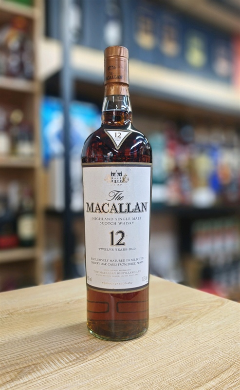 Rượu Macallan 12 năm Sherry Oak 1,75 lit MẪU CŨ