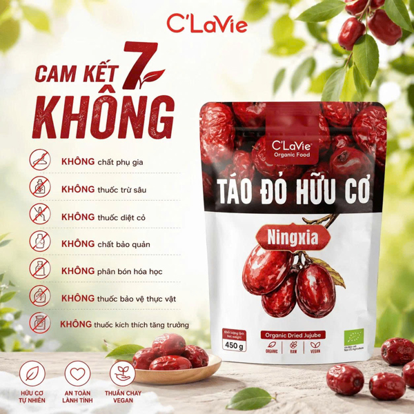 Táo đỏ hữu cơ Ningxia C'LaVie 450g