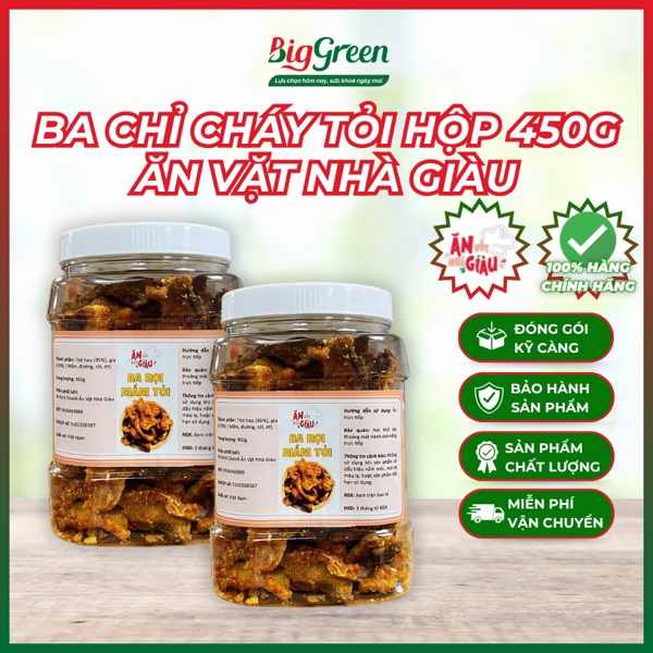 Ba Rọi Cháy Tỏi 450g
