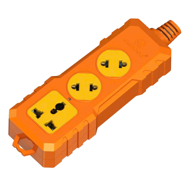 Ổ Cắm Siêu Chịu Tải 6500W 3 Lỗ Chéo X6500C Không Dây OMINSU
