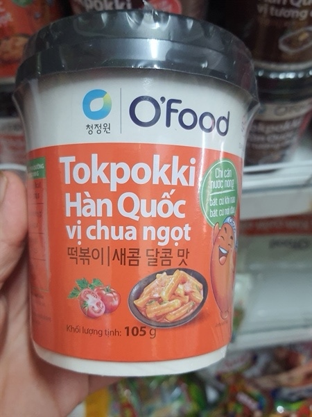 Tokpokki Hàn Quốc O'food vị chua ngọt 105g