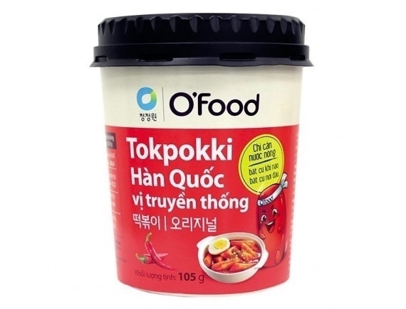 Tokpokki Hàn Quốc Ofood vị truyền thống 105g