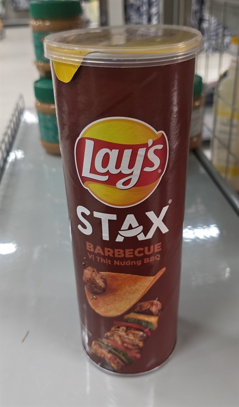 Lays Stax 100 LAY'S STAX BBQ 100G 1X16_VN