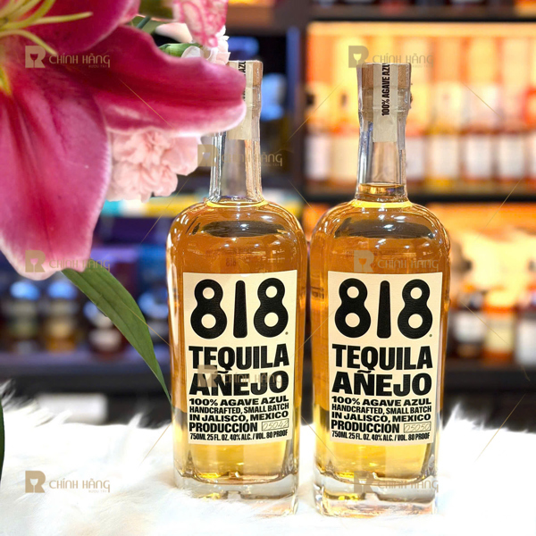 Tequila 818 Anejo 750 ml - hình mô tả 2
