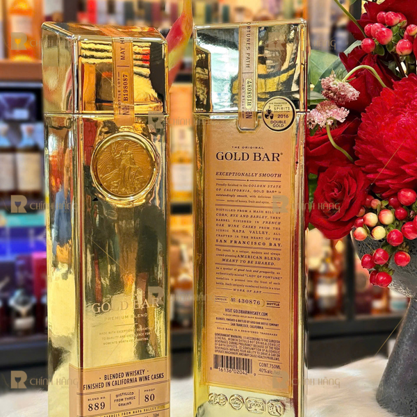 The Original Gold Bar (Thỏi Vàng) 750 ml - hình mô tả 2
